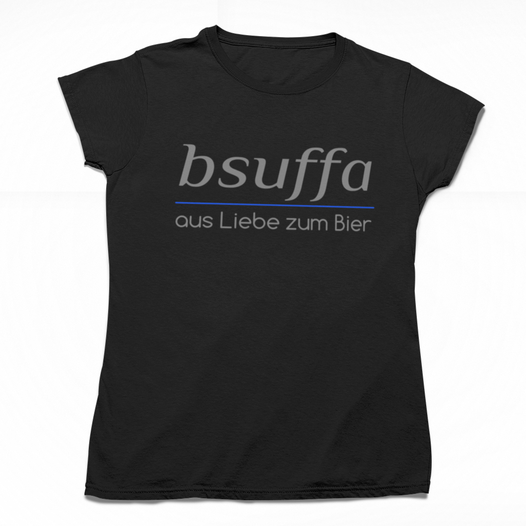 bsuffa, aus Liebe zum Bier - Lady's Shirt