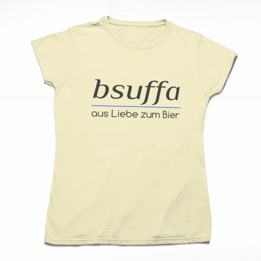 bsuffa, aus Liebe zum Bier - Lady's Shirt