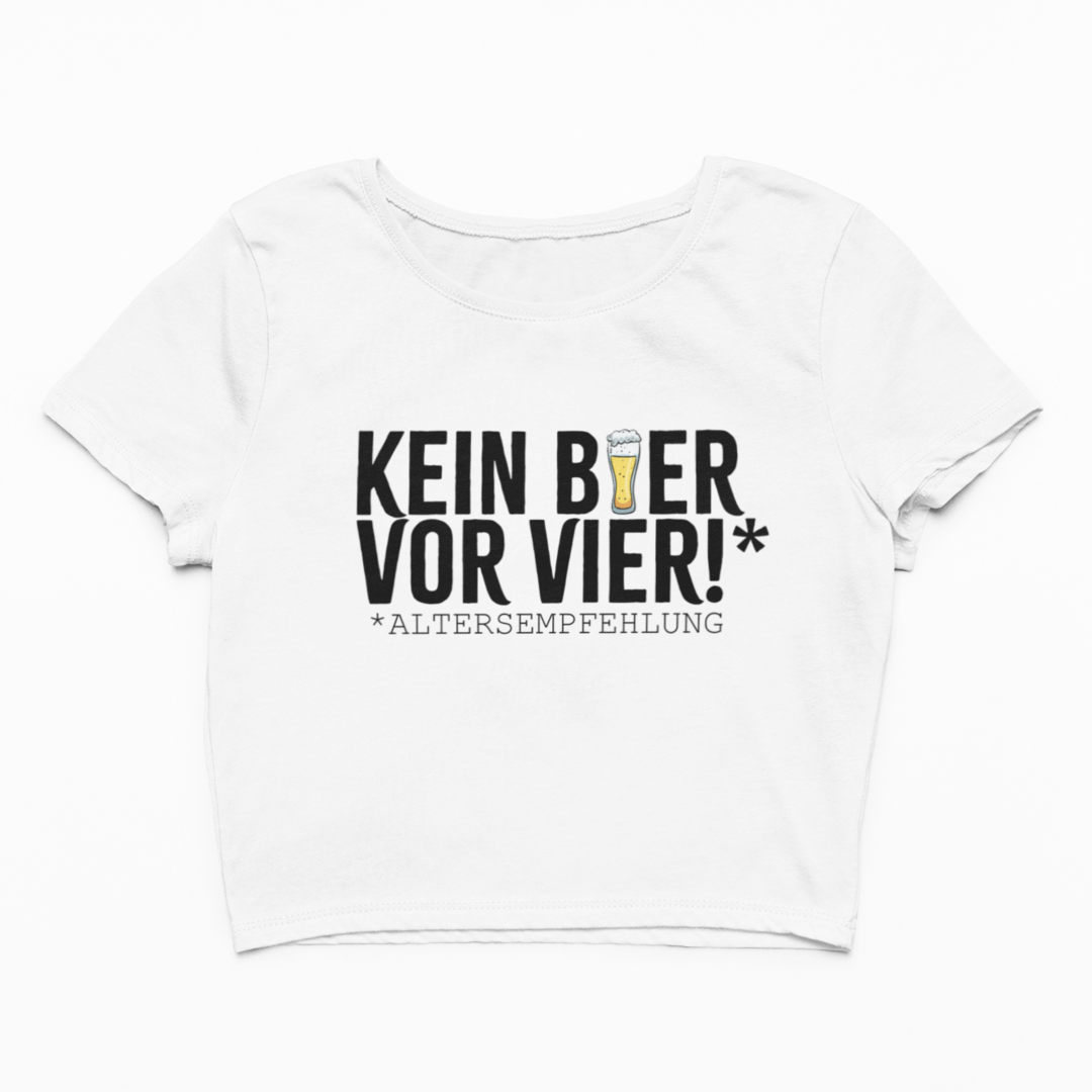 Kein Bier vor Vier - Cropped Tee