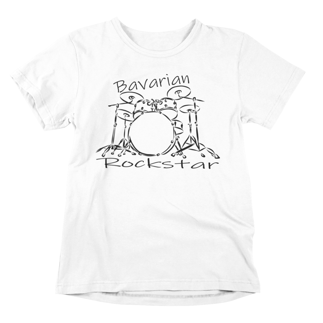 Bavarian Rockstar (Schlagzeug) - T-Shirt