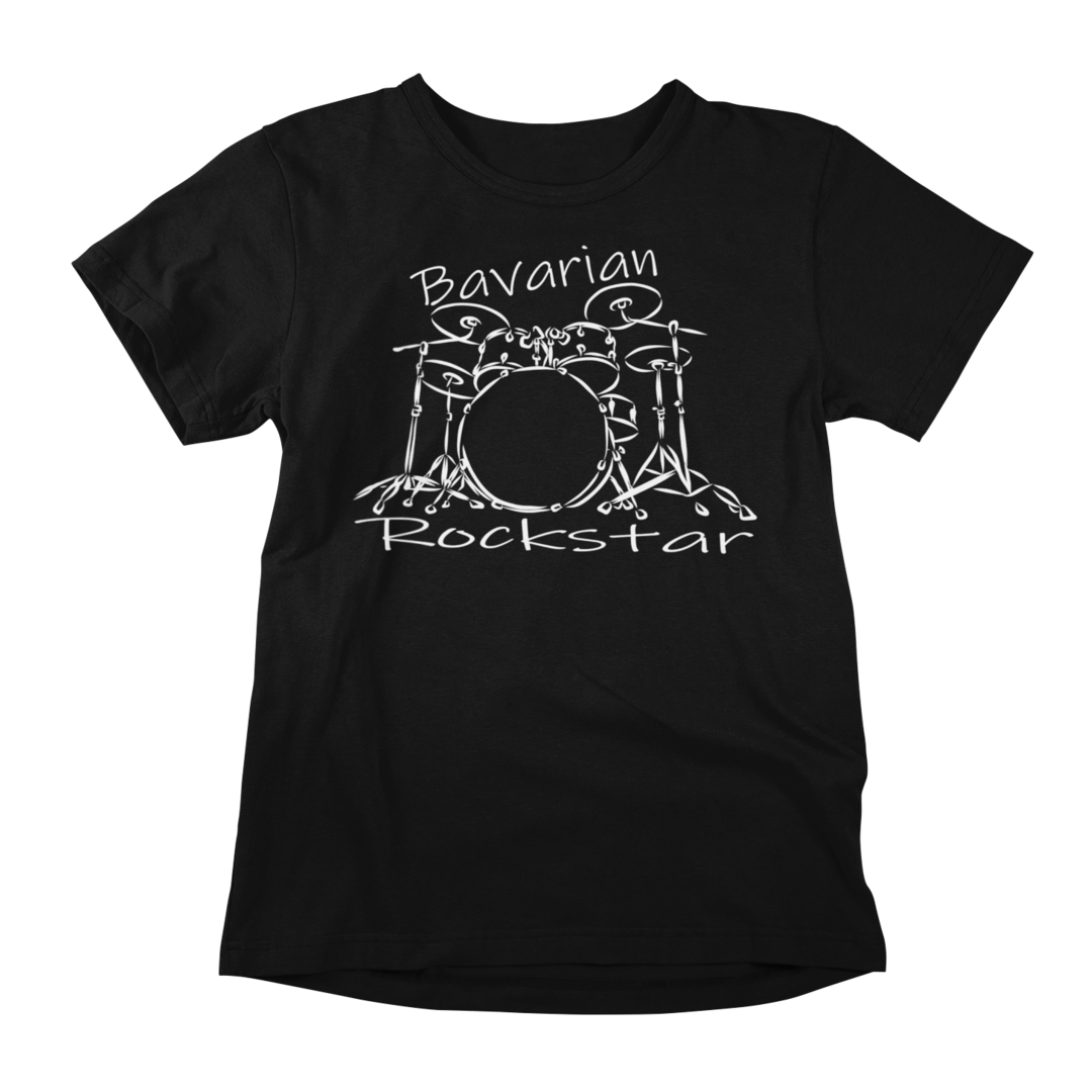 Bavarian Rockstar (Schlagzeug) - T-Shirt