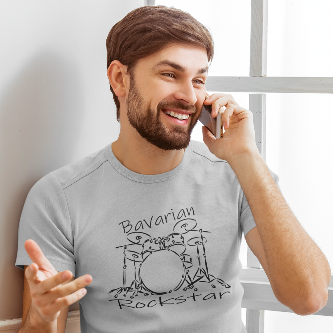 Bavarian Rockstar (Schlagzeug) - T-Shirt