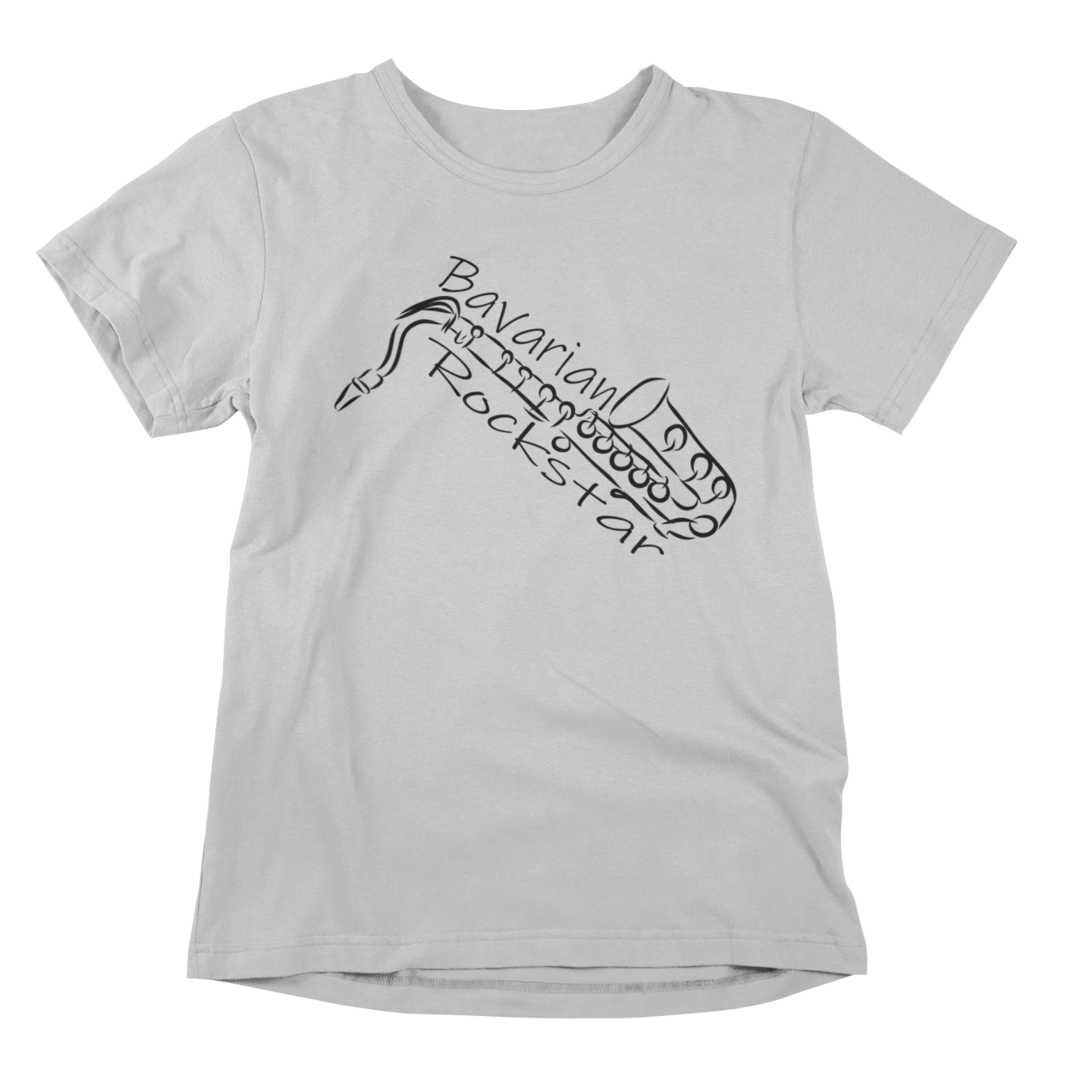 Bavarian Rockstar (Saxophon) - T-Shirt