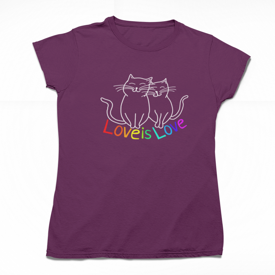 Love is Love - Organic Lady's Shirt