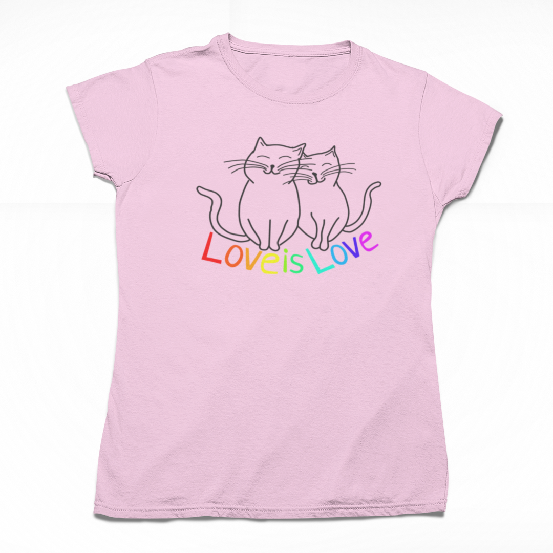 Love is Love - Organic Lady's Shirt