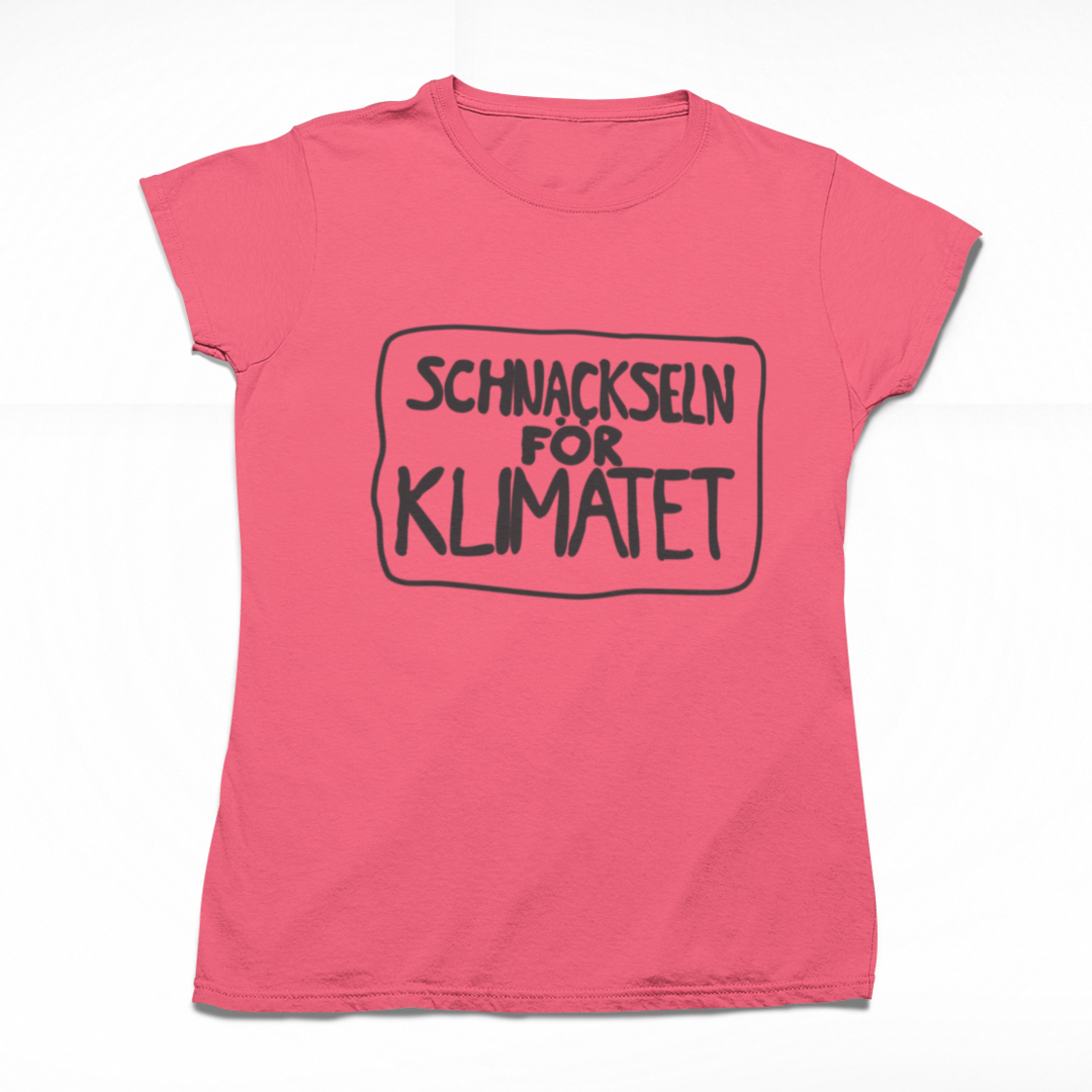 Schnackseln för Klimatet - Organic Ladies Shirt